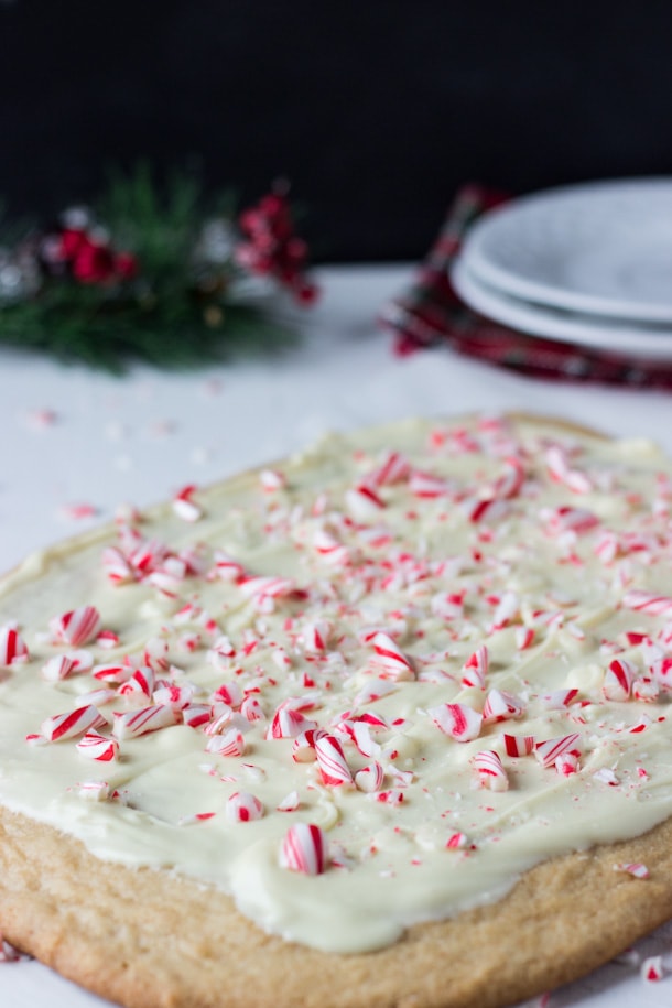 Peppermint Spiced Cookie Bark