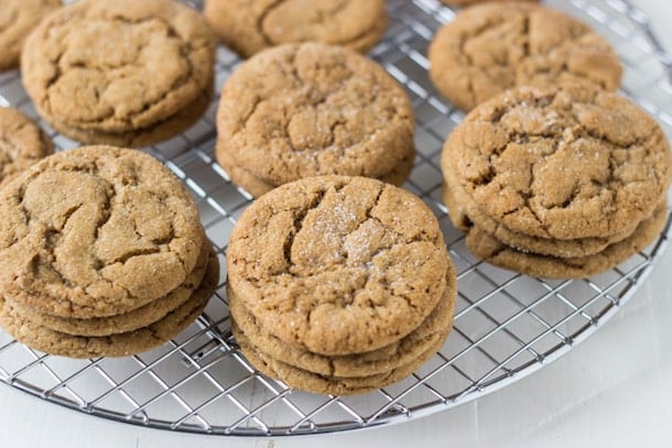 Soft and Chewy Ginger Molasses Cookies