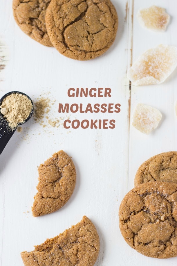 Soft and Chewy Ginger Molasses Cookies