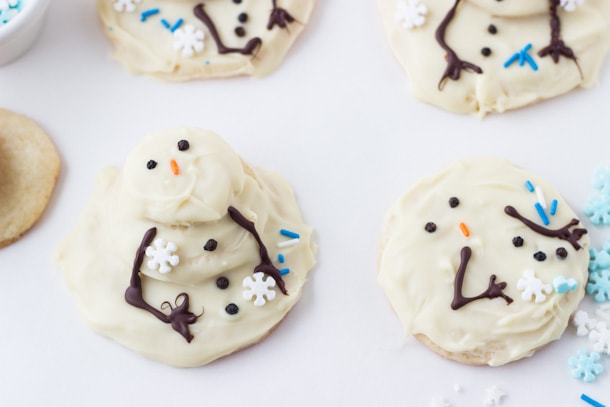 Melting Snowmen Cookies