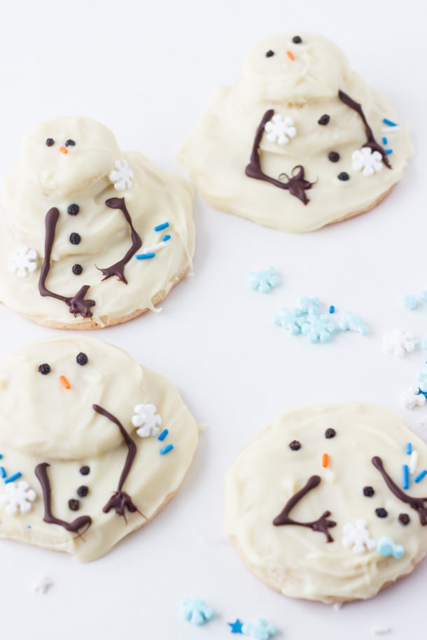 Melting Snowmen Cookies