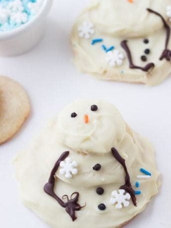 Melting Snowmen Cookies