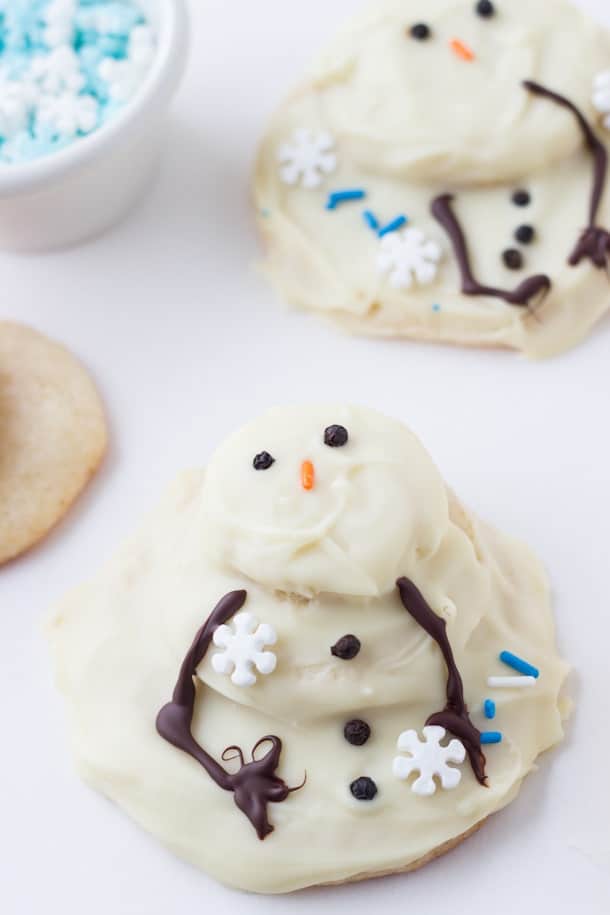 Melting Snowmen Cookies