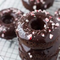 Peppermint Mocha Donuts
