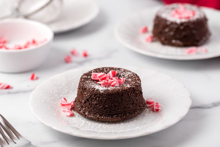 Peppermint Mocha Lava Cake