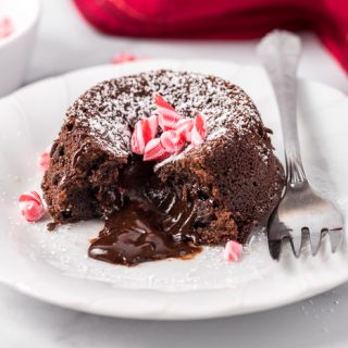 Peppermint Mocha Lava Cake