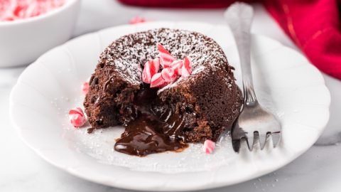 Chocolate Peanut Butter Volcano Cake Recipe