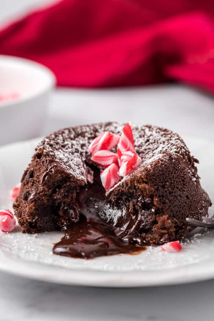 Peppermint Mocha Lava Cake