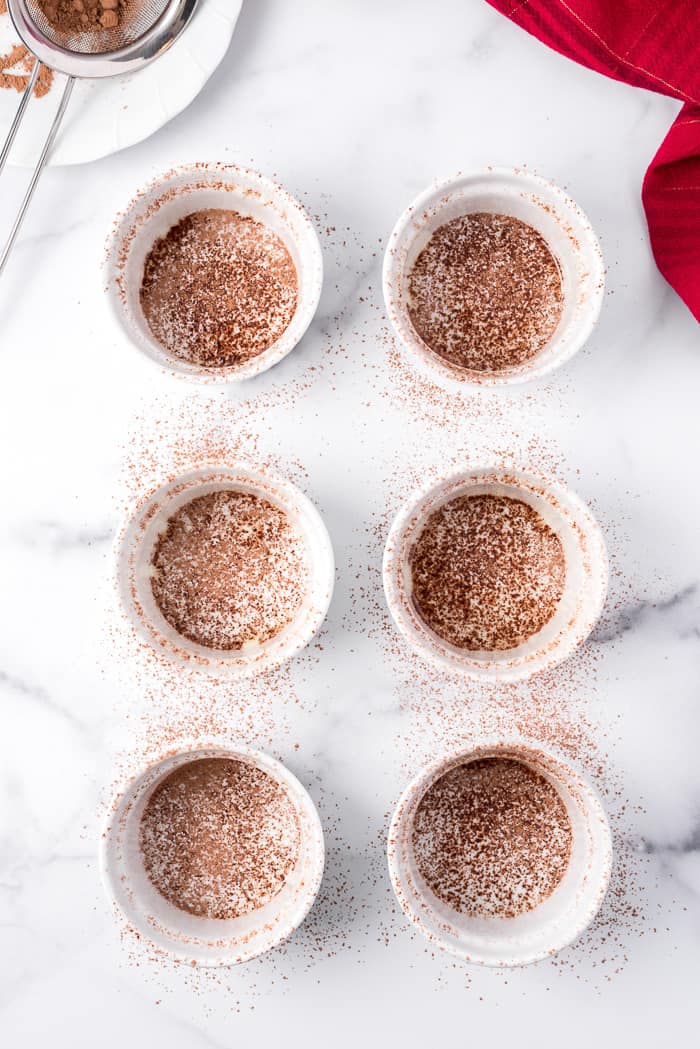 Peppermint Mocha Lava Cake