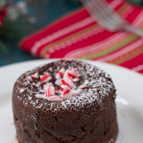 Peppermint Mocha Lava Cake
