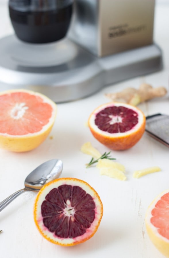Sparkling Grapefruit Cocktails - Ingredients
