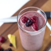 Mixed Berry-Pineapple Smoothie