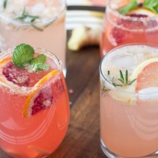 Sparkling Grapefruit Cocktails