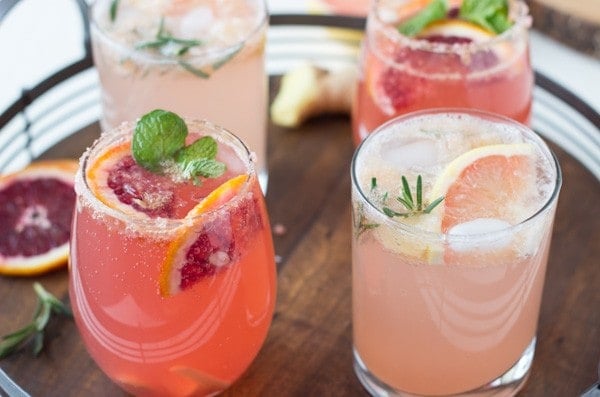 Sparkling Grapefruit Cocktails - A Classic Twist