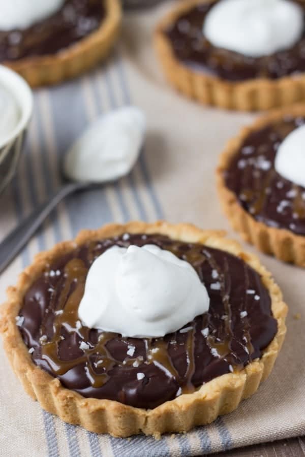 Caramelized Dark Chocolate Tart