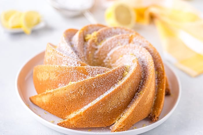 Spring Lemon Bundt Cake - Eats Delightful