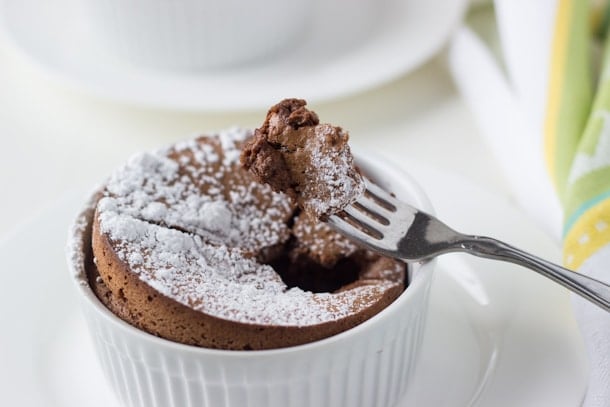 Chocolate Almond Souffle