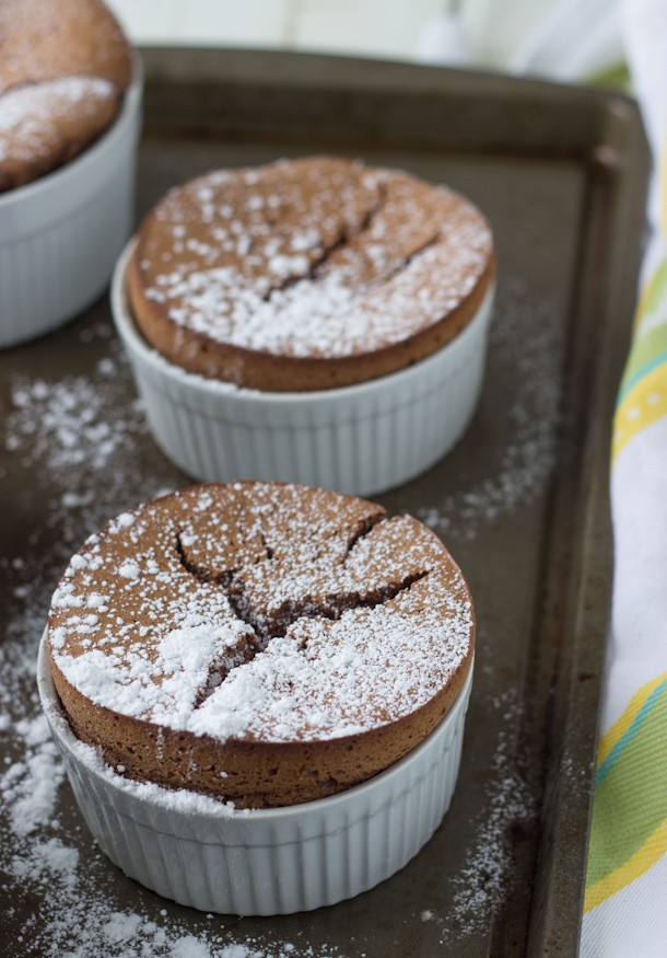 Chocolate Almond Souffle