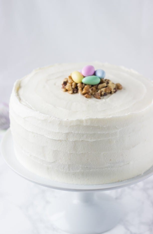 A Classic Carrot Cake Recipe that is extremely moist, perfectly spiced with hints of orange flavor