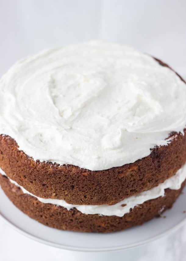 Classic Carrot Cake Recipe with Ginger Cream Cheese Frosting