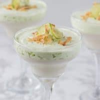 Coconut Lime Panna Cotta