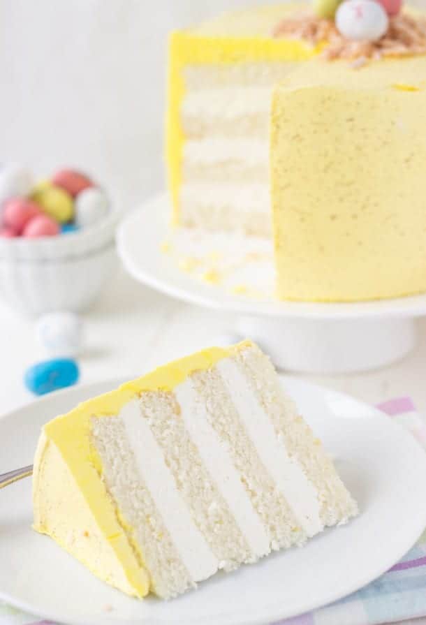 Coconut Lemon Layer Cake