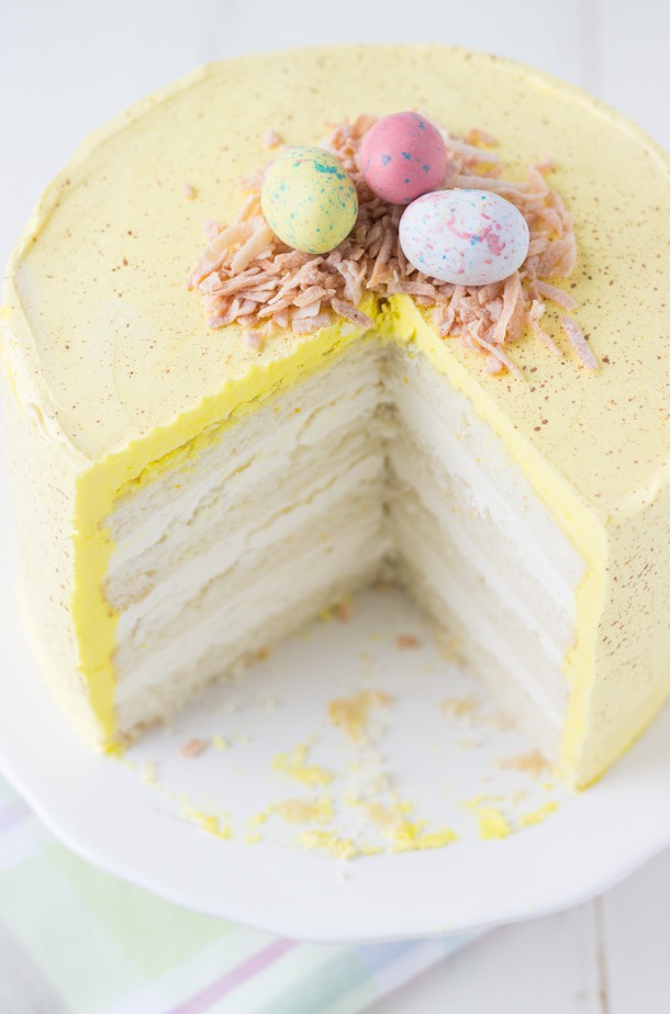 Coconut Lemon Layer Cake