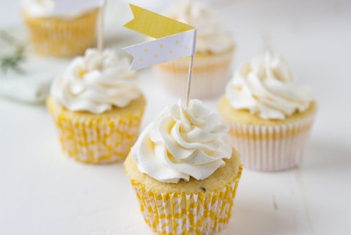 Meyer Lemon Rosemary Cupcakes hero-sized-1