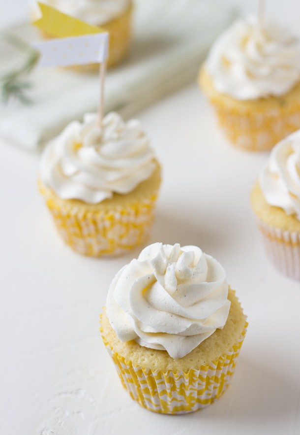 Meyer Lemon Rosemary Cupcakes - A Classic Twist