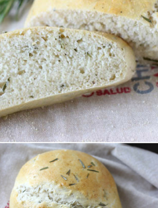 This classic rosemary olive oil bread recipe yields a very soft bread on the inside with a golden crunchy crust. Incredibly easy to make too.
