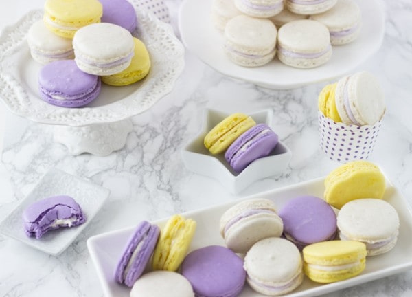 Lavender Honey Macarons