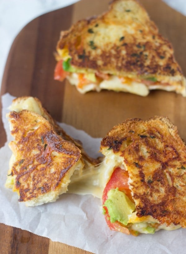 Avocado Tomato Grilled Cheese Sandwich A Classic Twist