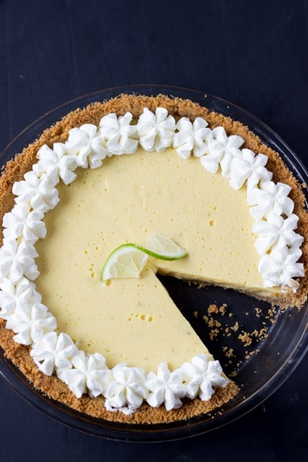 Classic Homemade Key Lime Pie Recipe - creamy, luscious and perfectly tart with fresh key lime juice. | BlahnikBaker.com