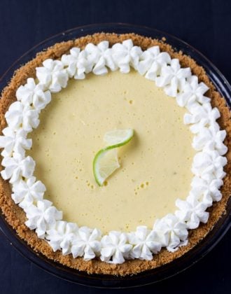 Classic Key Lime Pie Recipe - creamy, luscious and perfectly tart with fresh key lime juice.