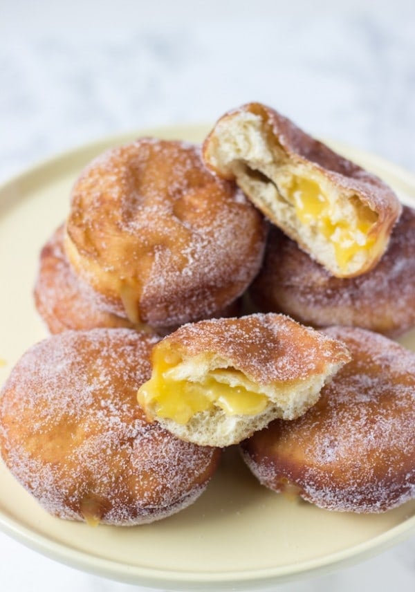 Lemon Fried Donuts