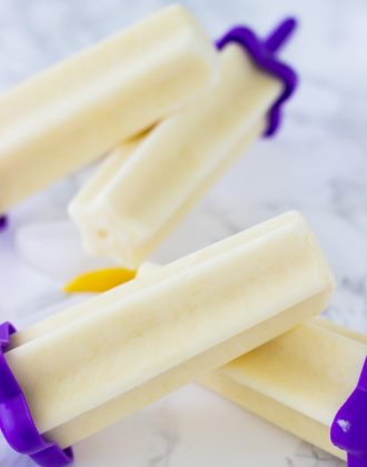 Mango Yogurt Popsicles