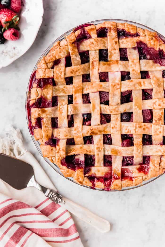 Mixed Berry Pie