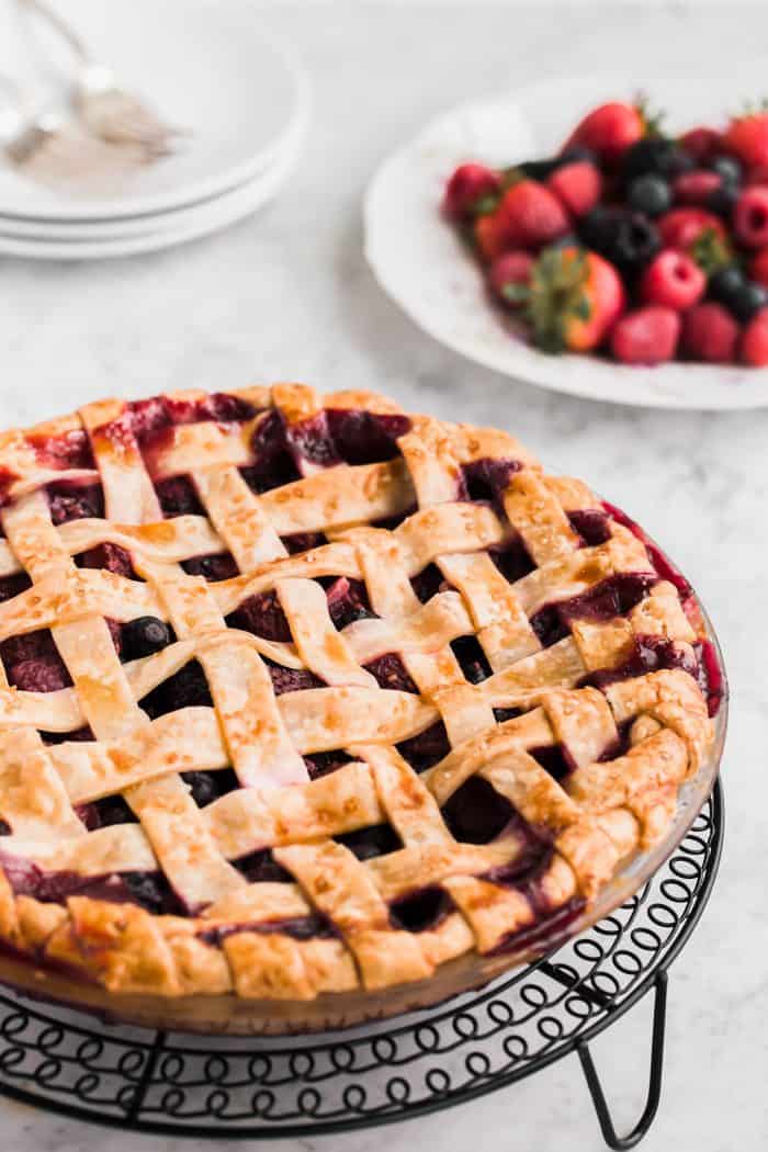 Mixed Berry Pie