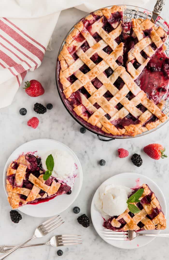 Mixed Berry Pie