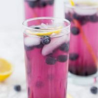 Sparkling Blueberry Lemonade