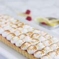 Raspberry Lemon Meringue Tart