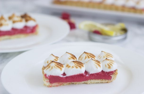 Raspberry Lemon Meringue Tart