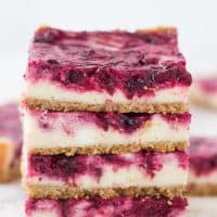 Cherry Lime Cheesecake Bars