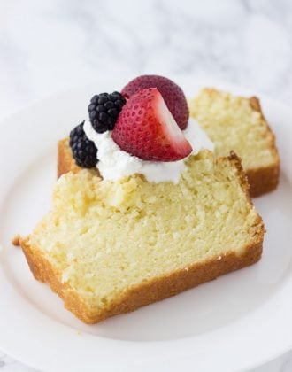 Meyer Lemon Angel Food Cake
