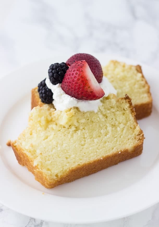 Moist Cream Cheese Pound Cake | Life Love & Sugar