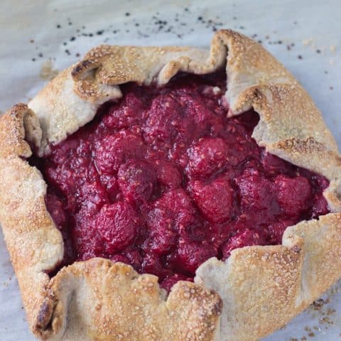 Raspberry Vanilla Bean Galette