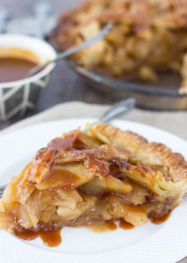 Caramel Apple Cheddar Pie