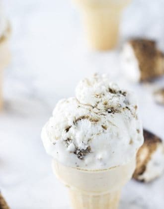 Coconut Marshmallow Fluff Ice Cream