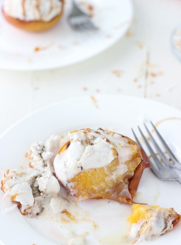 Grilled Fruit Dessert-peaches-1