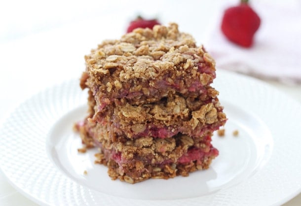 Strawberry Oatmeal Bars